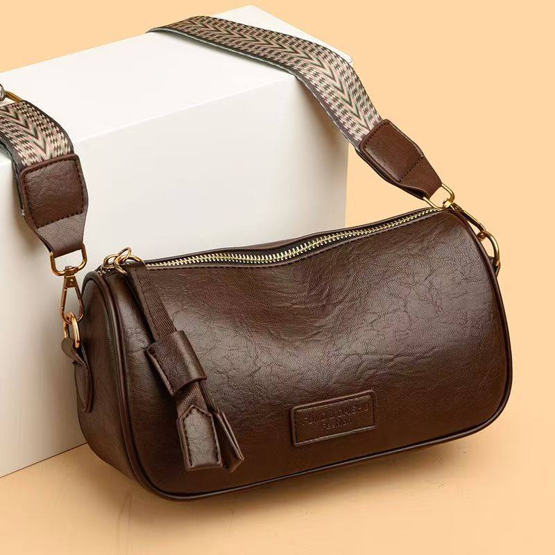 复古波士顿枕头包2025新款个性通勤女包流行宽肩带单肩斜挎小包包,箱包皮具/热销女包/男包,小方包,淘宝优惠券,粉丝福利购,淘宝优惠卷