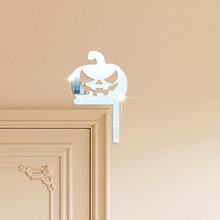 镜面亚克力3D立体南瓜头遮丑美化装饰门框开关贴边框布置墙贴纸画