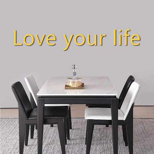 英文Love your life英文字母亚克力镜面贴家居墙面装饰贴画可定制