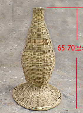 装饰倒须虾笼泥鳅竹编鱼篓