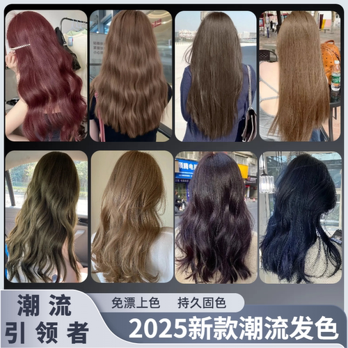 染发膏染色剂植物在家染发