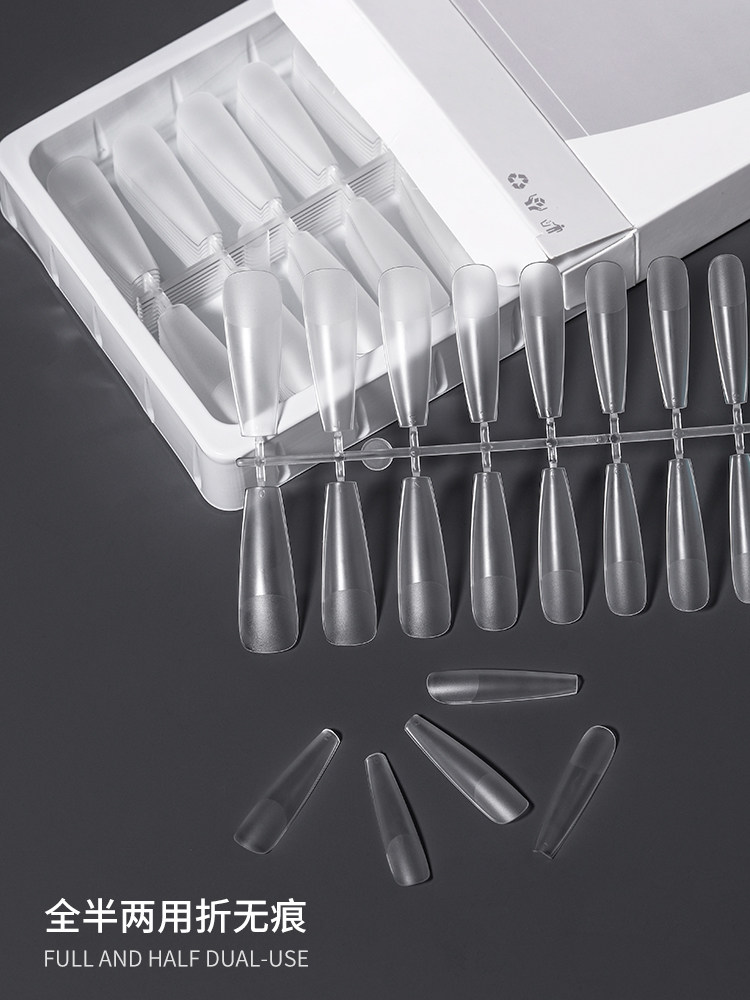 Ultra-thin Seamless No-Sanding Slim Straight Nail Tips - Product image 4