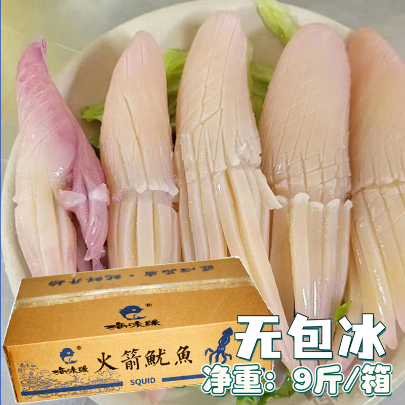 火箭鱿鱼冷冻生鲜食材水发鱿鱼