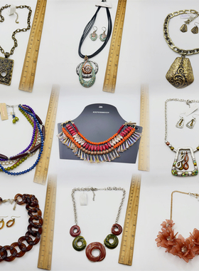 其他合金合金其他女夸张复古项链