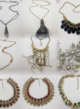 欧美复古重工夸张流苏项链个性款时尚项圈s55