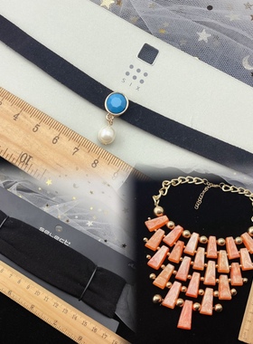 银色百搭复古欧美风格锁骨链