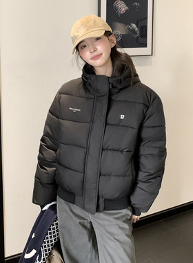 肯豆风短款加厚保暖显高女生棉服