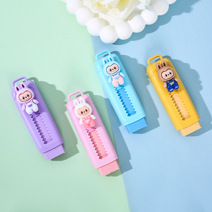 拉布拉布推拉橡皮擦网红新款高颜值ins卡通可爱小学生专用超干净