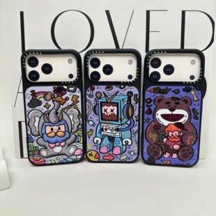 品味时尚潮牌卡通涂鸦大胡子适用于iPhone17 Pro max手机壳日韩风嘻哈苹果16保护套