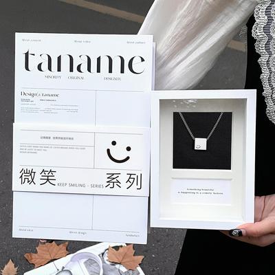 taname塔娜美微笑项链男朋友生日礼物钛钢首饰项链送男友礼物