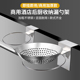 不锈钢厨房漏勺架加粗商用灶壁锅架酒店后厨灶台捞篱勺支架托圆形