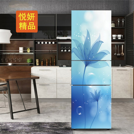 冰箱贴纸包邮 自粘冰箱贴定制创意翻新贴 冰箱贴膜防水贴画h076