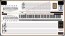 智能五线谱电教板带88键电子教学示范板多功能音乐教学黑板双喇叭