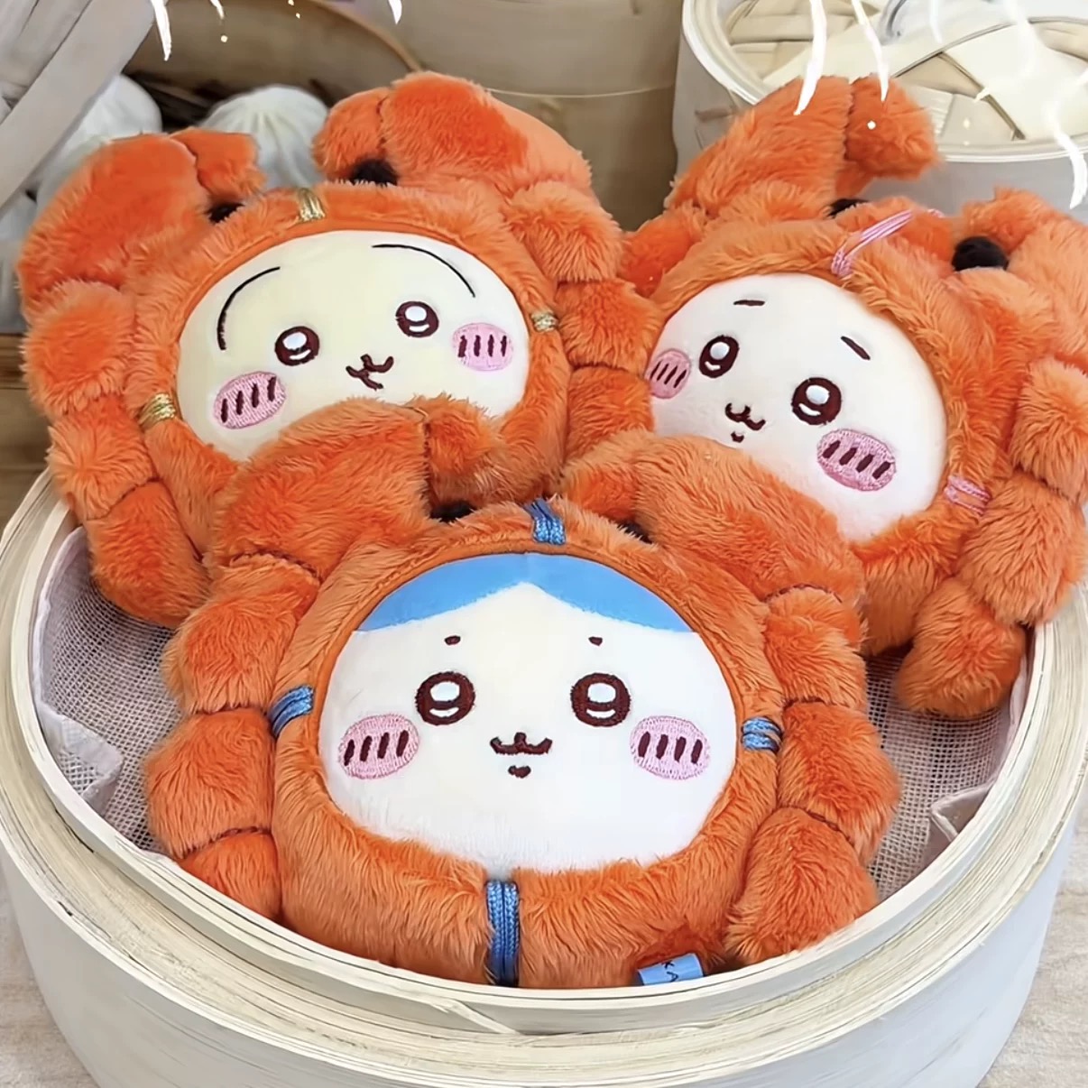 正品代购chiikawa吉伊卡哇乌萨奇小八吉伊上海限定大闸蟹生日礼物