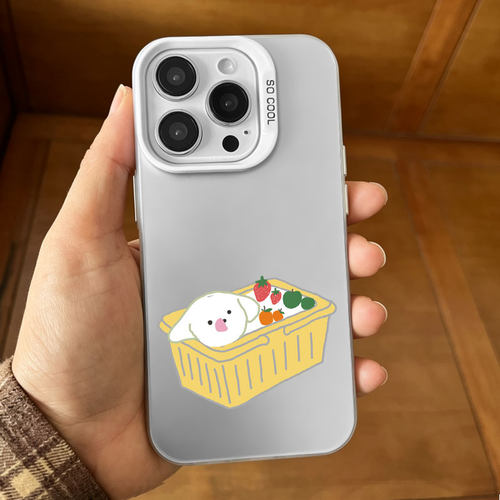 果篮小狗适用苹果17promax手机壳iPhone18pro小米17/k80华为nova14/pura70彩银VIVOs60一加15OPPOFindX9/neo8