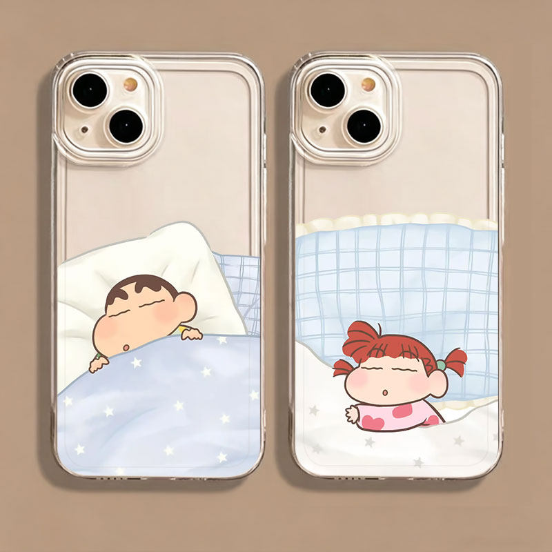 睡觉苹果17透明手机壳iPhone16promax华为nova15/m80荣耀600/400小米17/k90/OPPOReno16适用12VIVOx300一加11