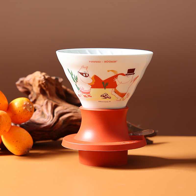 【旗舰店】HARIOxMOOMIN姆明联名系列限定西部牛仔款聪明杯礼物MM