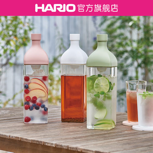 HARIO四角冷泡瓶旗舰店耐热玻璃
