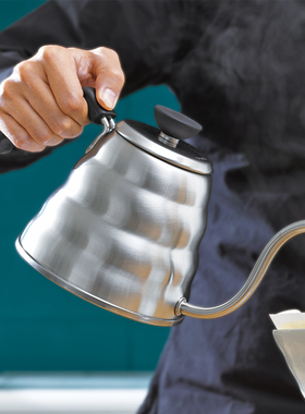 【旗舰店】HARIO不锈钢手冲壶 细口云朵壶 专业控流咖啡器具VKB