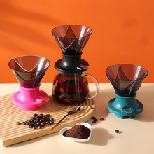 【旗舰店】HARIO十字星02号树脂聪明杯V60手冲咖啡滤杯咖啡杯SSDM