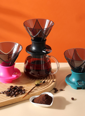 【旗舰店】HARIO十字星02号树脂聪明杯V60手冲咖啡滤杯咖啡杯SSDM