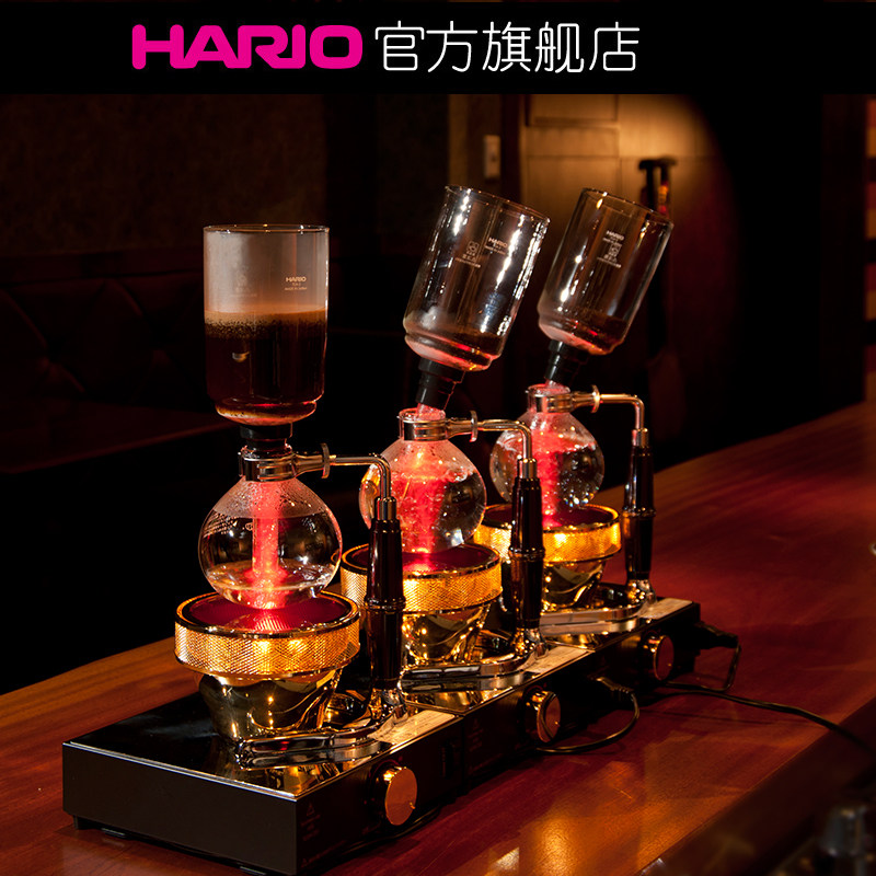 【旗舰店】HARIO虹吸壶卤素光波加热炉虹吸式咖啡壶咖啡套装TCA