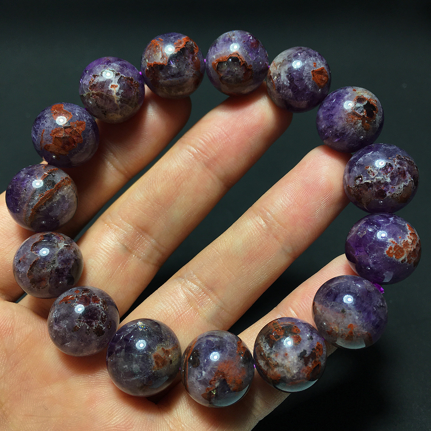 星球极光23玛瑙手链民族风礼物