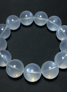 星光奶白晶手串月光奶白晶手链