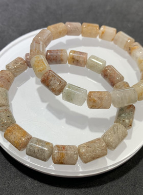 千层幽灵手链原色原皮彩幽灵桶珠