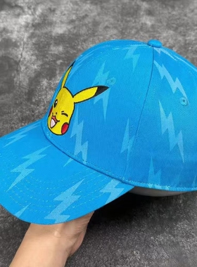 Joker严选Pokémon扎染速干软顶弯沿棒球帽 宝可梦动漫电玩周边