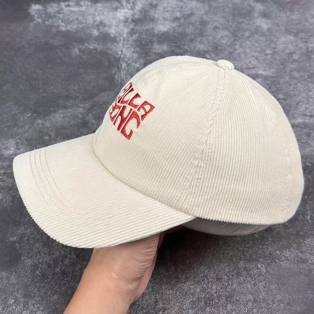 Joker严选 Billabong 女款米色全棉灯芯绒软顶弯沿老爹棒球帽