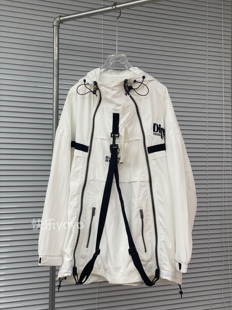 欧货Boymissgirl春装炸街冲锋衣宽松oversize工装风衣外套