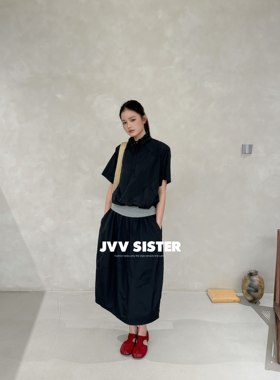 JVVSISTER2026夏季新款韩版宽松显瘦百搭短袖套女休闲阔腿长裤潮