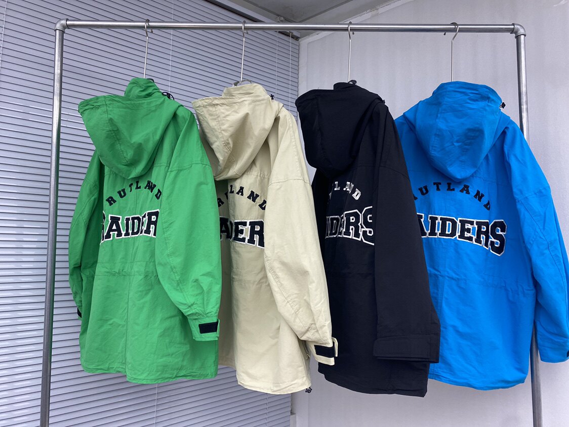 欧货中长款风衣外套工装连帽