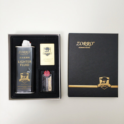 正品佐罗煤油打火机套装zorro