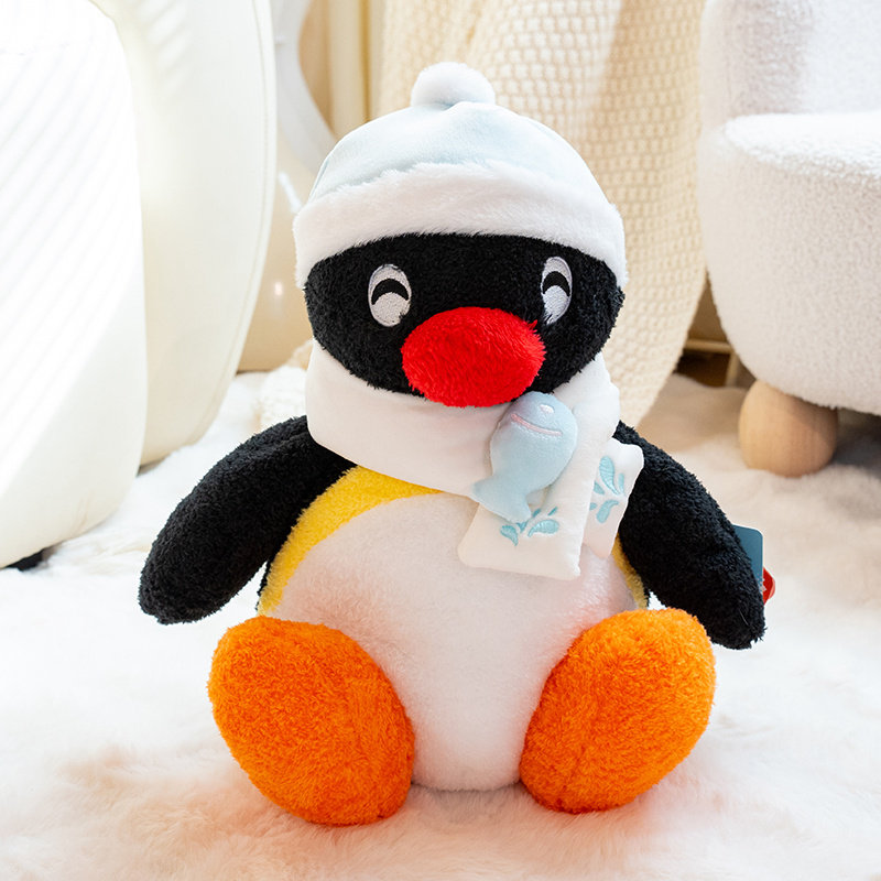 正版pingu小企鹅毛绒玩具图片