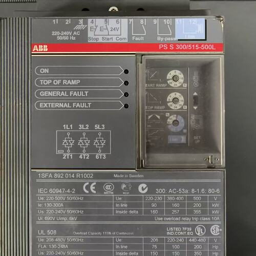 议价B软起动器PSS300/515-500LPSS250/430-500LPSS370/640-500L
