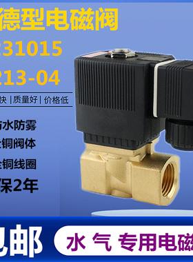 6213-04宝德型电磁阀 DN15气阀DC24V 油阀 2231015两通阀门AC220V