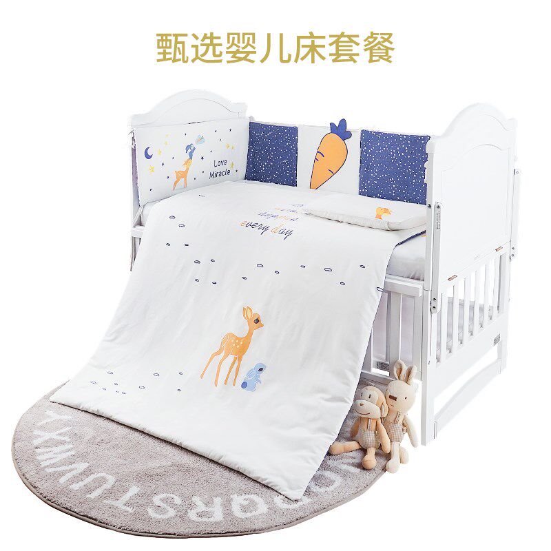 婴儿床儿新生实木欧式多功能摇篮床白色宝宝床bb床儿童床拼接大床|ruв категории подгузник/шампунь/вскармливать/тележка кроватью, детская кровать/кровать для младенца/колыбель/стул, кровать для младенца/детская кровать - от Buy2taobao.com для оказания профессиональной услуги покупки агента Taobao