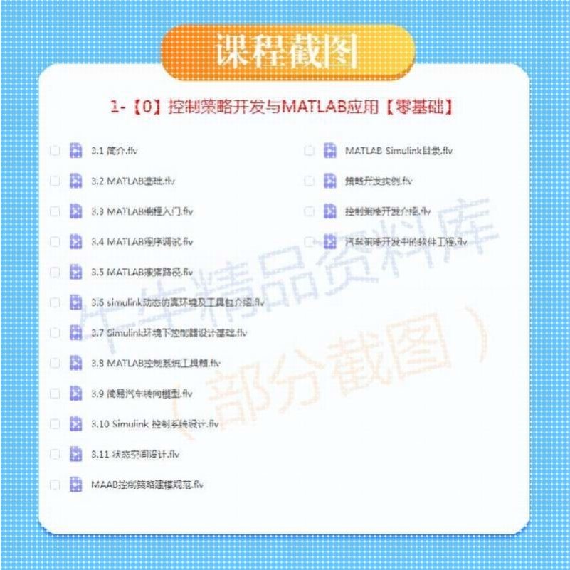 Simulink入门建模仿真MATLAB模糊控自动代码PID控制模型视频教程