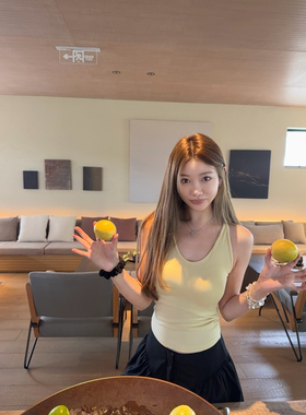ski by Tannin赤兔 04/28 new 内搭升cup~带胸垫挂脖修身背心