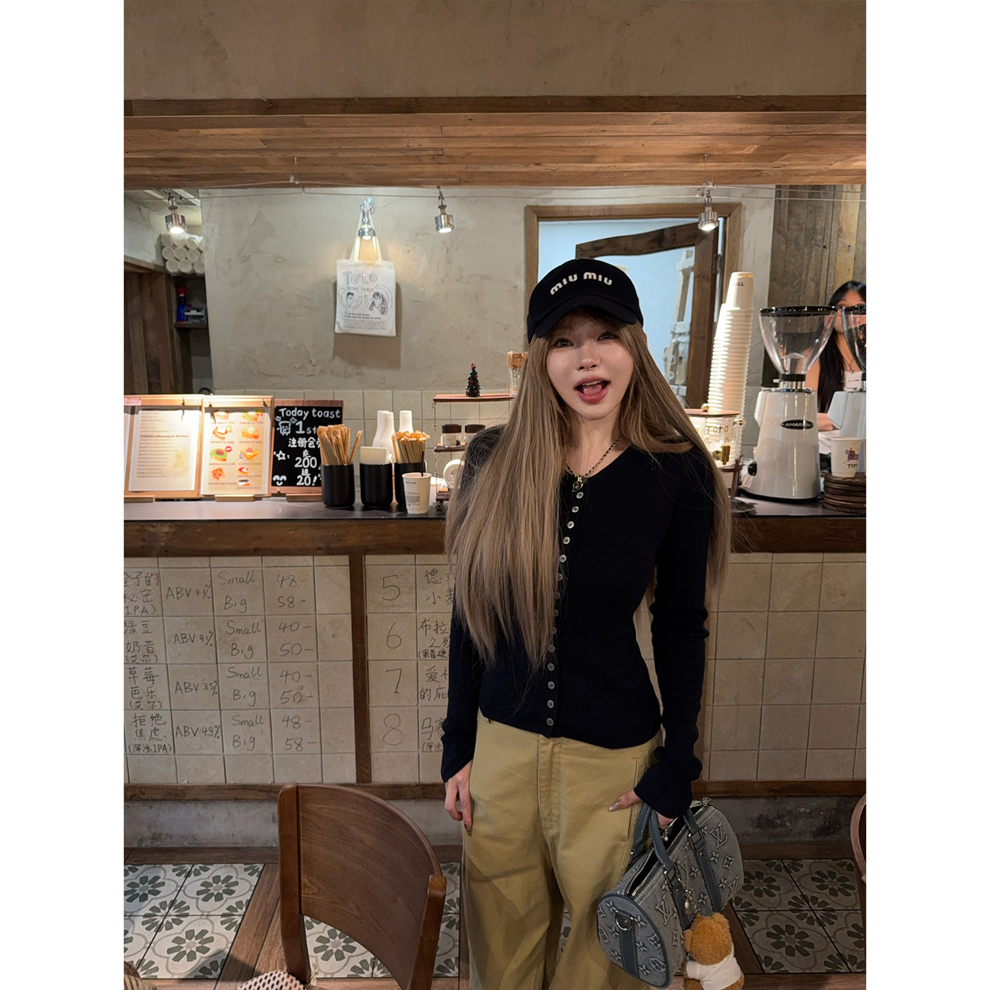 ski by Tannin赤兔云朵Cream‘早秋松弛感三色贝壳扣显瘦针织衫女,女装/女士精品,毛针织衫,淘宝优惠券,粉丝福利购,淘宝优惠卷