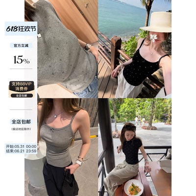 skibyTannin吊带背心/短袖T恤