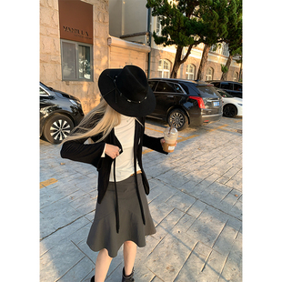 ski by Tannin赤兔弥敦道citywalk好版型韩系直筒修身小鱼尾裙女
