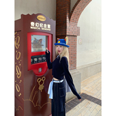 ski 女秋 12针澳毛混纺钩花针织显瘦打底衫 Tannin赤兔入秋刚需