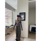 ski 女 裤 Tannin赤兔Freewalking抽绳降落伞休闲直筒多口袋工装