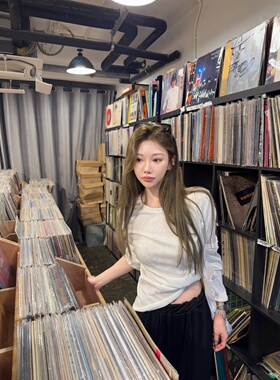 ski by Tannin赤兔ig 白空气感防晒罩衫65棉亲肤百搭长袖T恤女夏