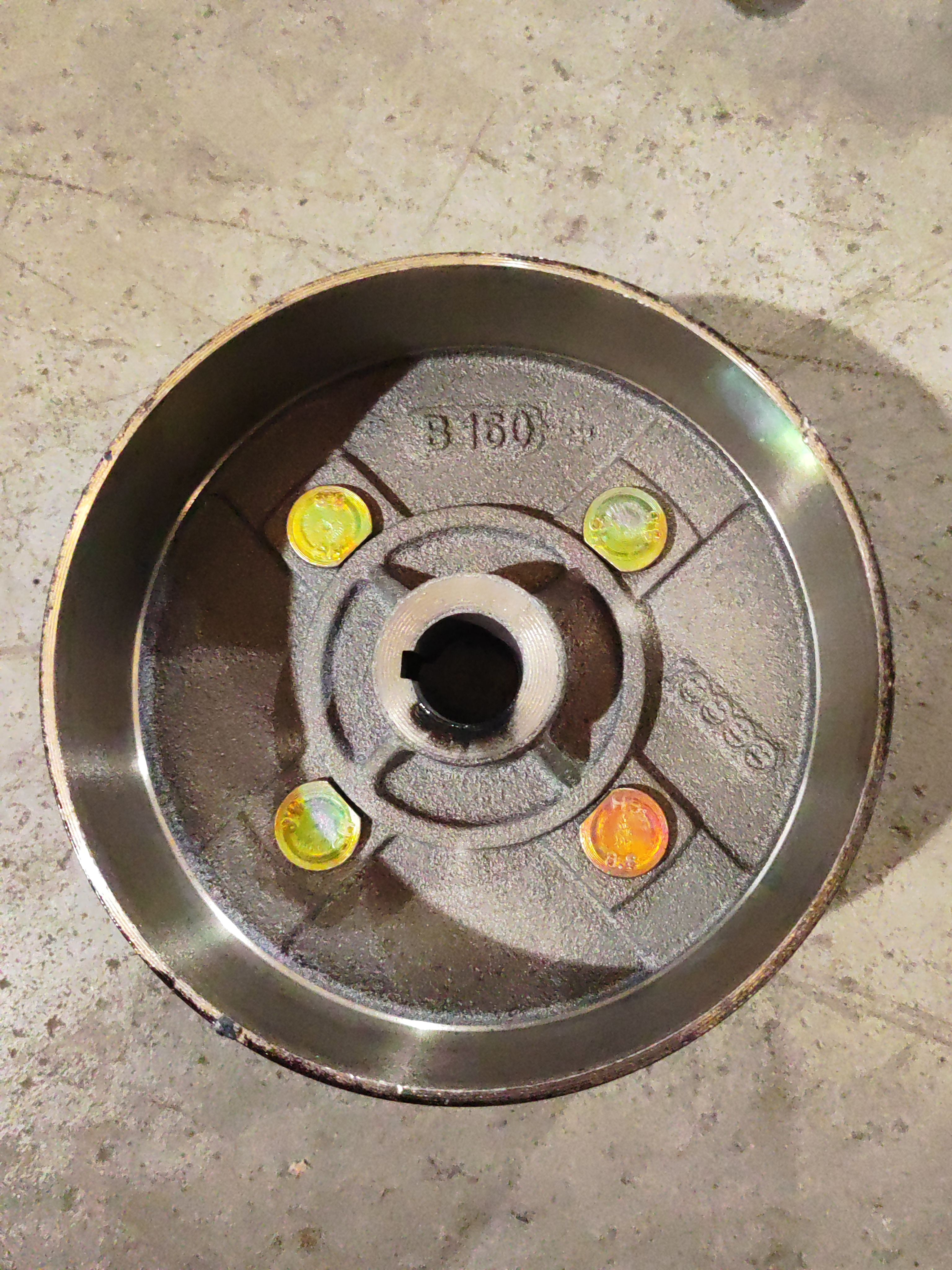 金元电动三轮车后桥刹车锅160型/180型/机械刹车毂