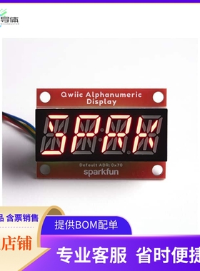 COM-16916【QWIIC ALPHANUMERIC DISPLAY RED】开发板 套件 编程