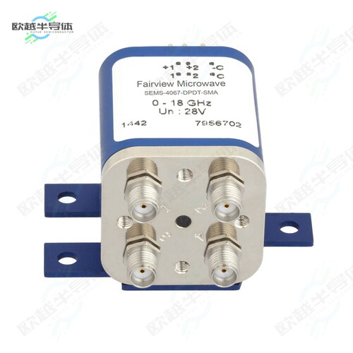 SEMS-4067-DPDT-SMA[射频元件EM RELAY SWITCH 18 GHZ 28 V SMA]